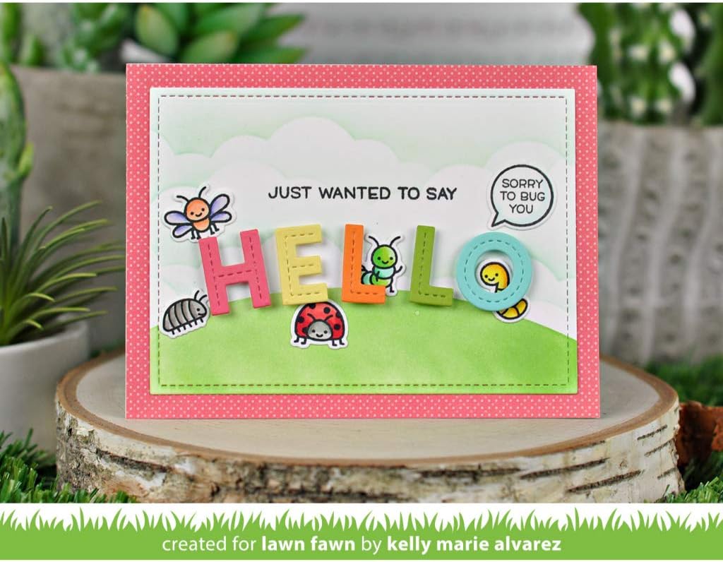 Lawn Fawn, Lawn cuts/Stanzschablone, olivers Stitched ABCs