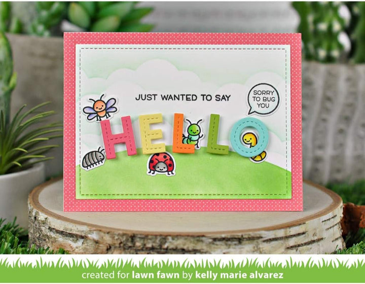 Lawn Fawn, Lawn cuts/Stanzschablone, olivers Stitched ABCs