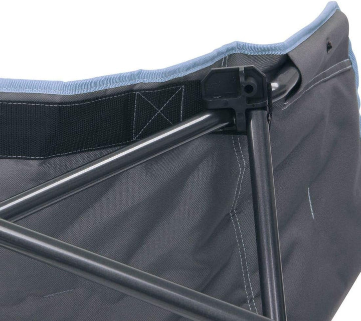 10T Campingstuhl Jace Arona XXL Klappstuhl bis 130 kg Stuhl mit Getränkehalter + Seitentasche