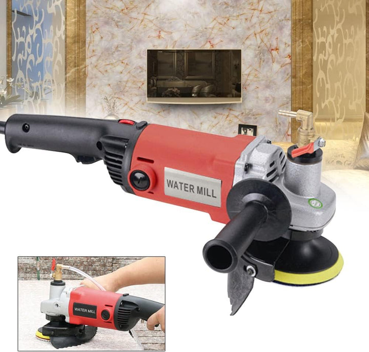 Nass-Steinschleifer, 1400W Electric Nass Schleifmaschine Nasspolierer Granit Marmor Polierer Poliere
