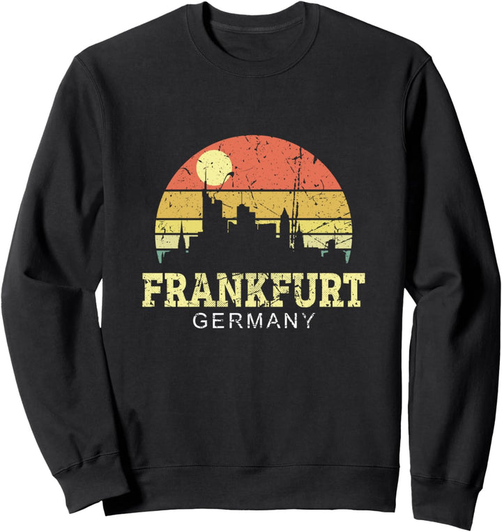 Vintage Skyline Frankfurt Shirt Frankfurt City Geschenk Sweatshirt
