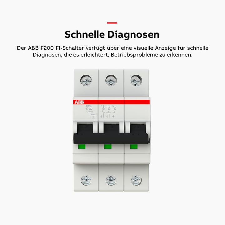 ABB S203-C32 Sicherungsautomat 32A Single, Single