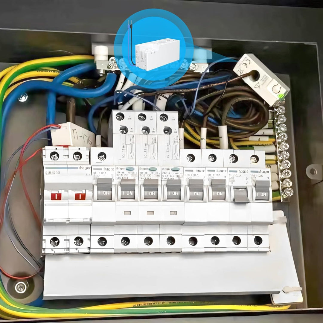 eMylo Smart Wifi Energiemessgerät Mini-Stromverbrauchsmessgerät 99% hohe Genauigkeit 1 Phasen Echtze