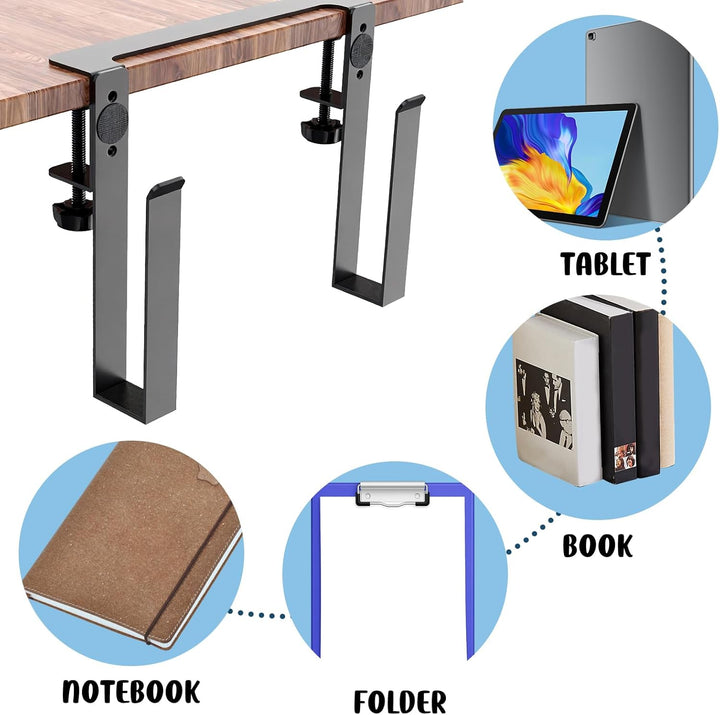 Verstellbare Schreibtischseitenlaptop-Halterung, Laptop Halterung, Metall Aufhängbarer Laptop Organi