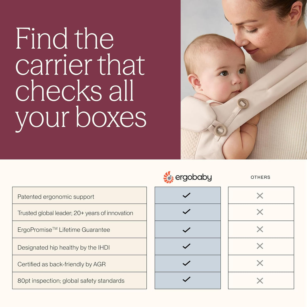 Ergobaby Upsie Sling Babyhüfttrage, Ergonomische Hüfttrage für Babys und Kleinkinder ab 6 Monaten (7