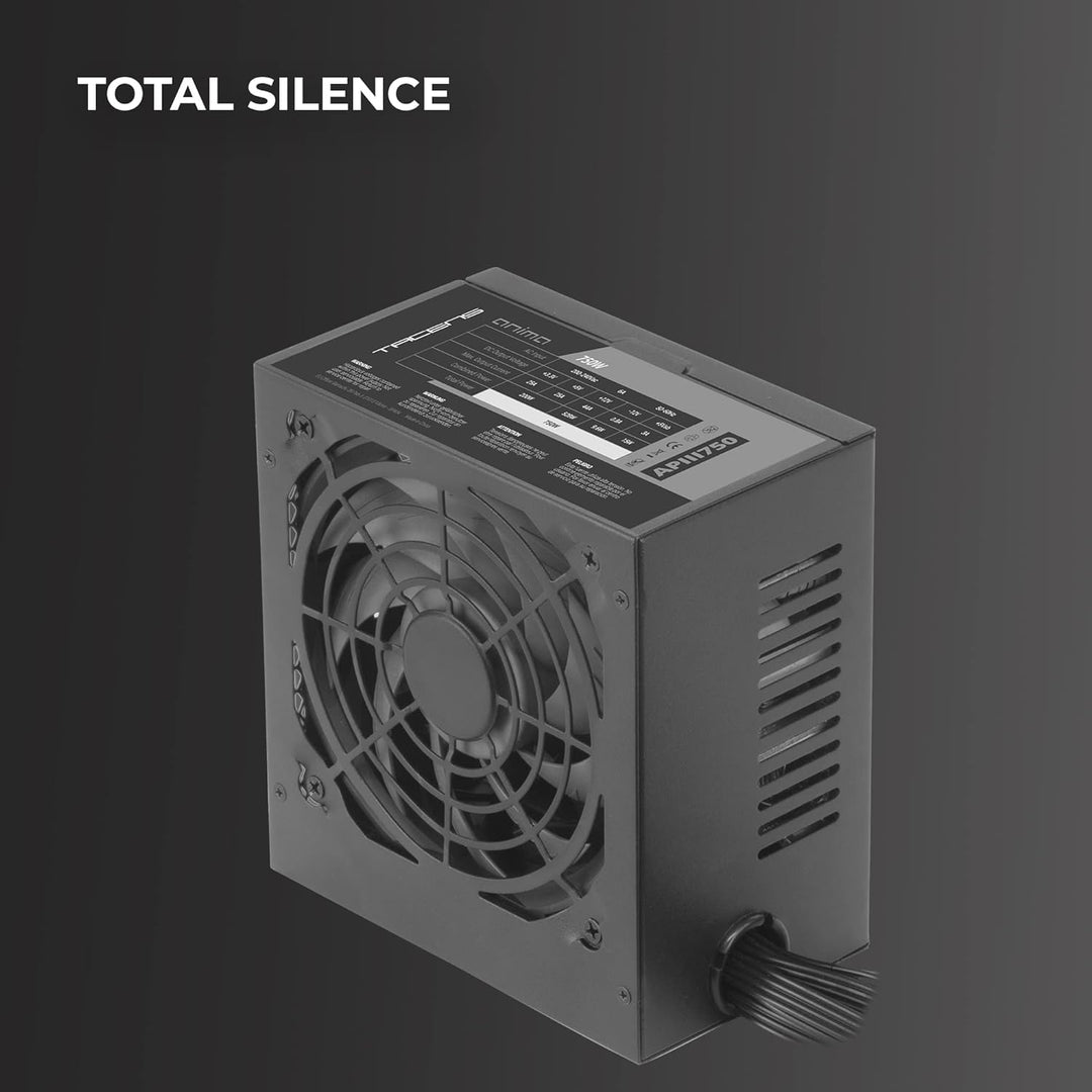 Tacens Anima APIII750, Netzteil PC ATX 750W, SMD Technologie 85% Bronze 12V, Ultraleiser 12cm Lüfter