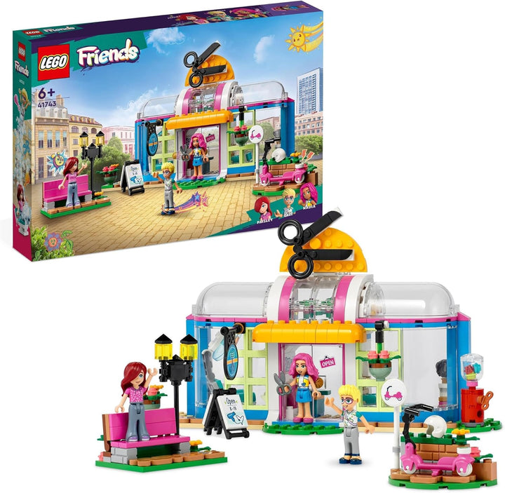 LEGO 41743 Friends Friseursalon Set mit Paisley und Olly Mini-Puppen den 2023 Figuren, kreativ austa