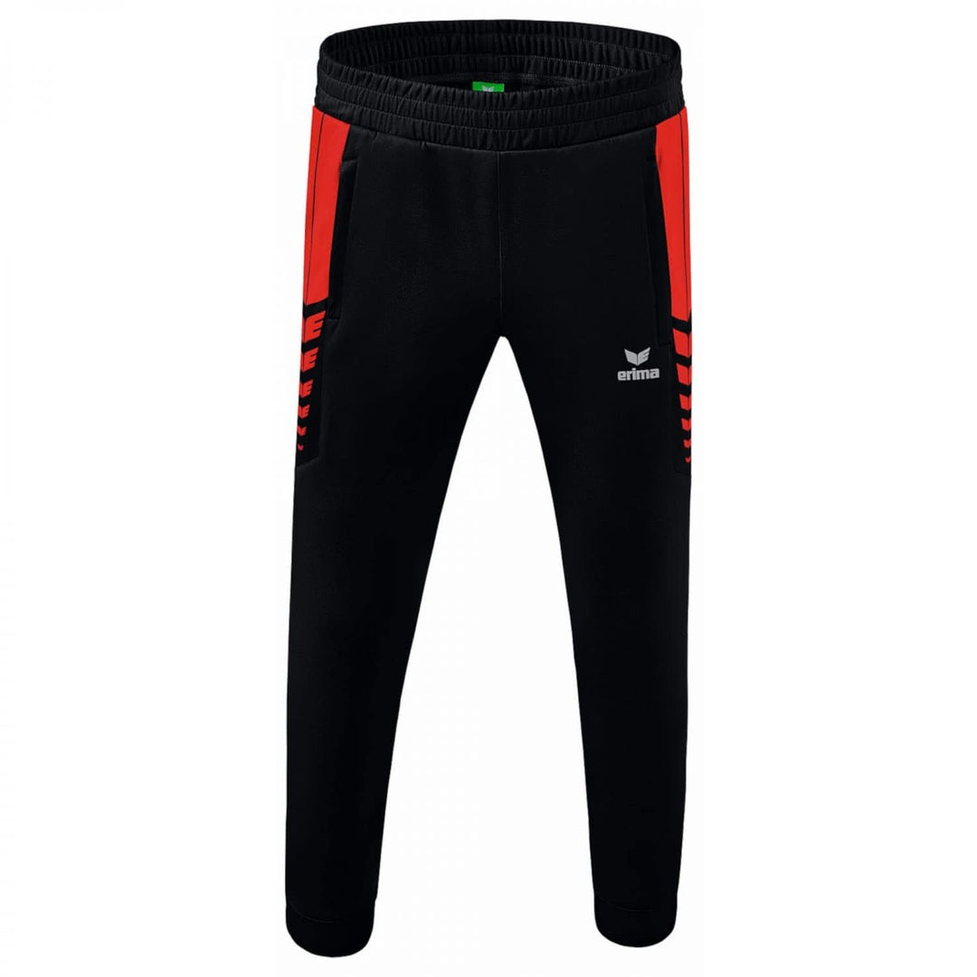 Erima Unisex Kinder Trainingshose Six Wings Funktionelle 116 Schwarz/Rot, 116 Schwarz/Rot