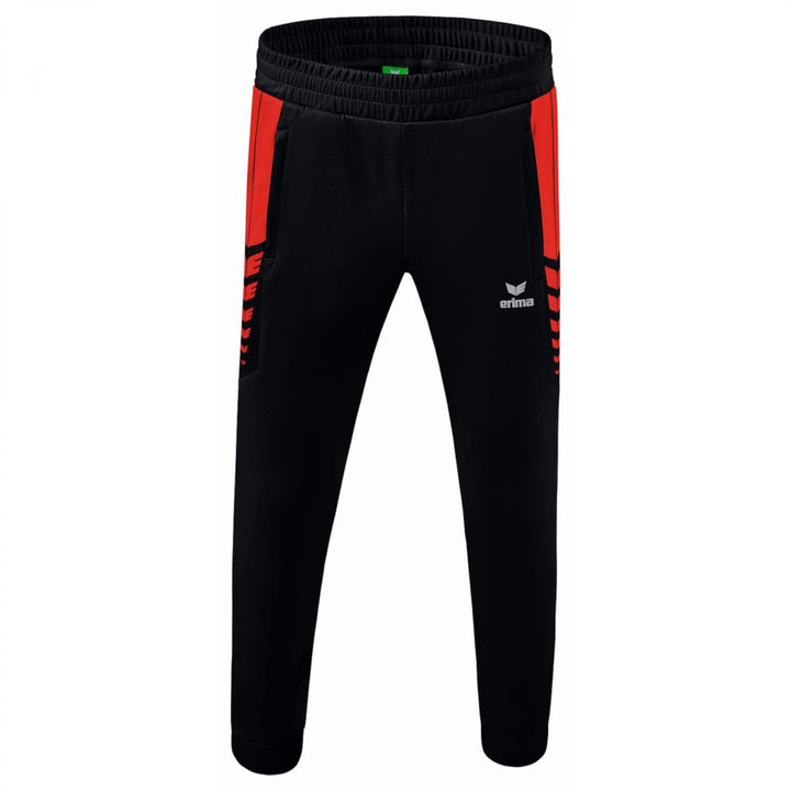 Erima Unisex Kinder Trainingshose Six Wings Funktionelle 116 Schwarz/Rot, 116 Schwarz/Rot