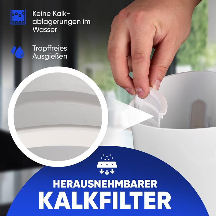 Bomann WK 5011 CB Wasserkocher, 1,7 Liter Fassungsvermögen, 2 aussenliegende Wasserstandsanzeigen, E