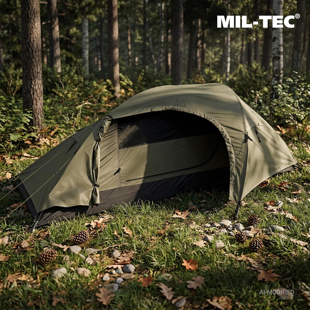 Mil-Tec 1-Mann Zelt Recon Oliv, Oliv