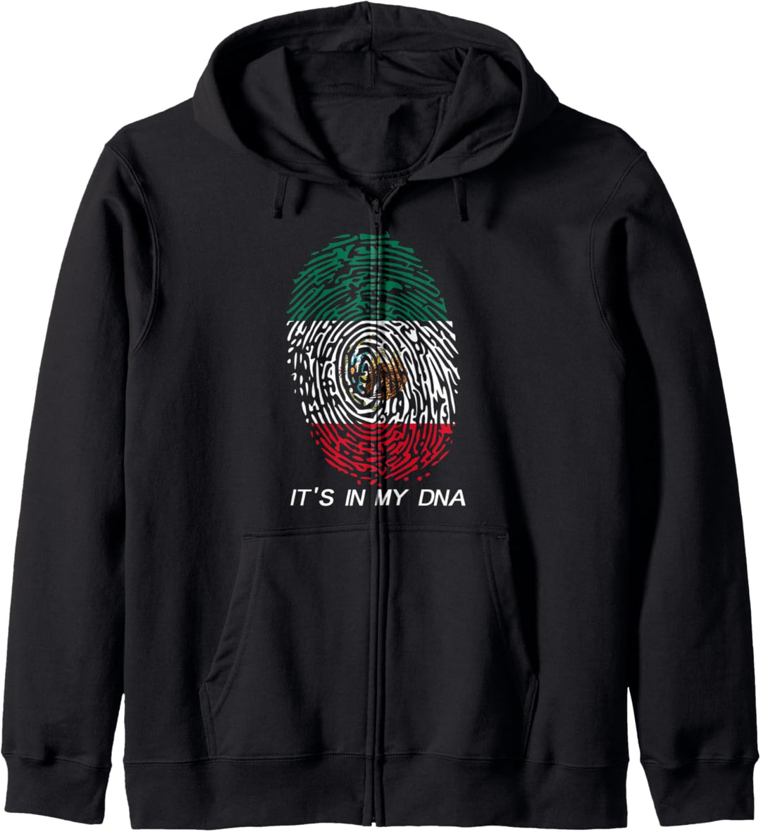 Mexiko-Flagge "It's in my DNA" Kapuzenjacke