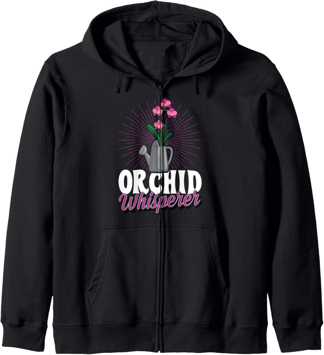 Orchid Whisperer Beautiful Floral Water Can Flower Lover Kapuzenjacke