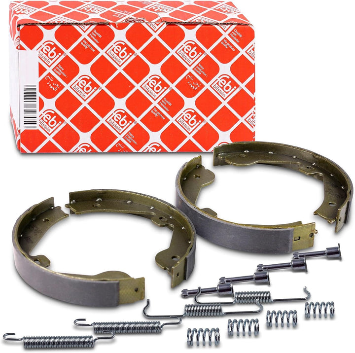 febi bilstein 28730 Bremsbackensatz für Feststellbremse, mit Anbaumaterial , 1 Stück