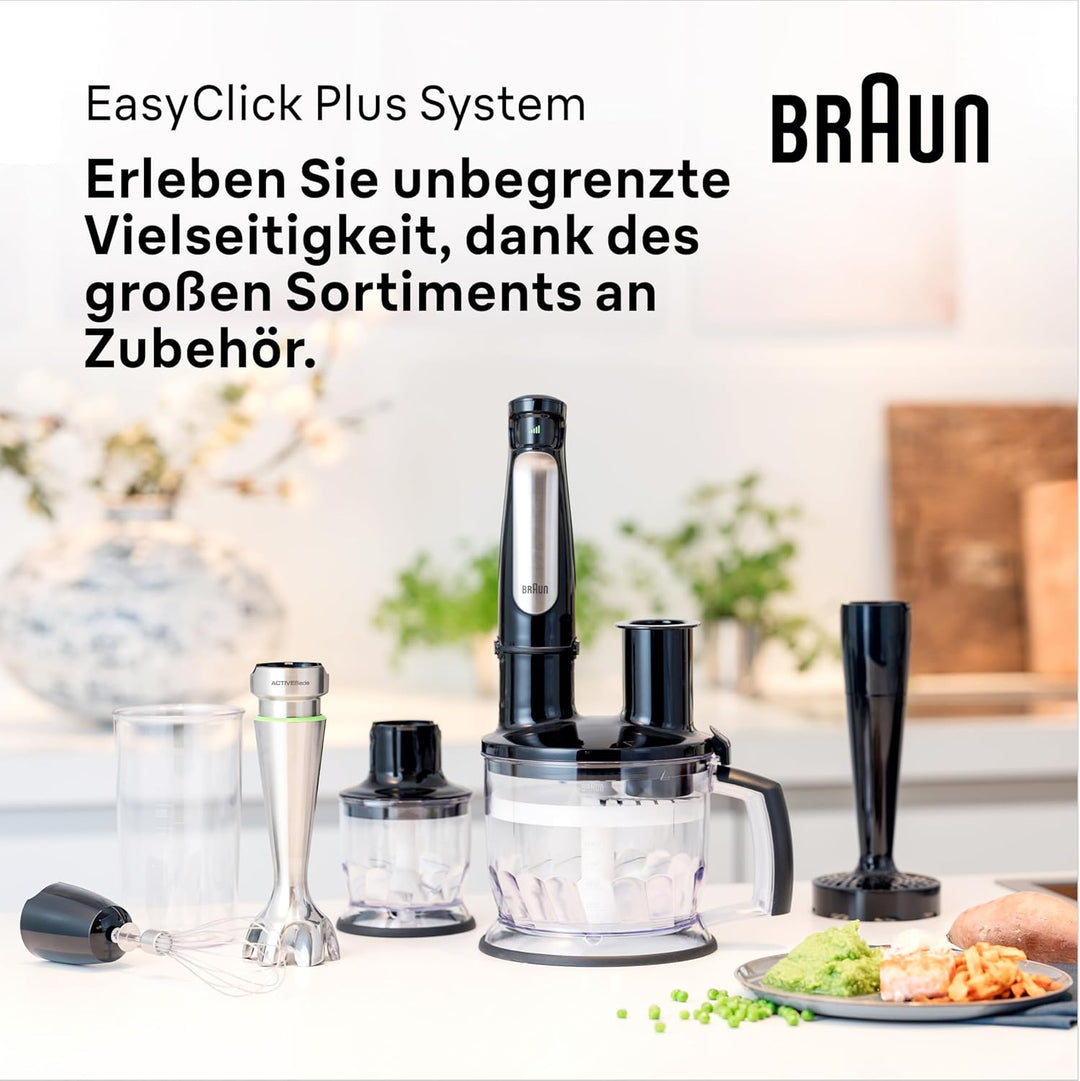 Braun MultiQuick 7 MQ 7000X Stabmixer - Pürierstab mit abnehmbarem edelstahl Mixfuss mit ActiveBlade