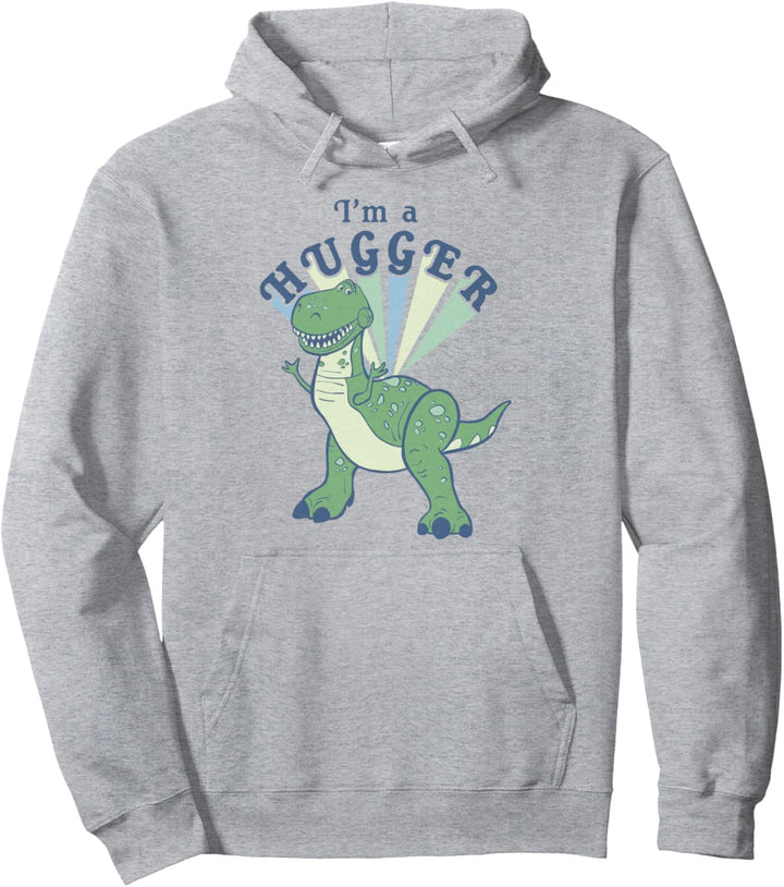 Disney Pixar Toy Story 4 Rex I'm A Hugger Colorful Portrait Pullover Hoodie