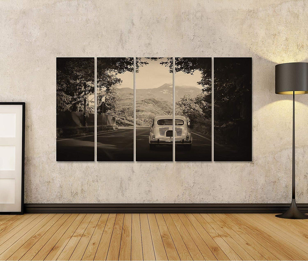islandburner Bild auf Leinwand Old Fashioned Auto Retro Vintage Bilder Wandbilder Poster Leinwand 17