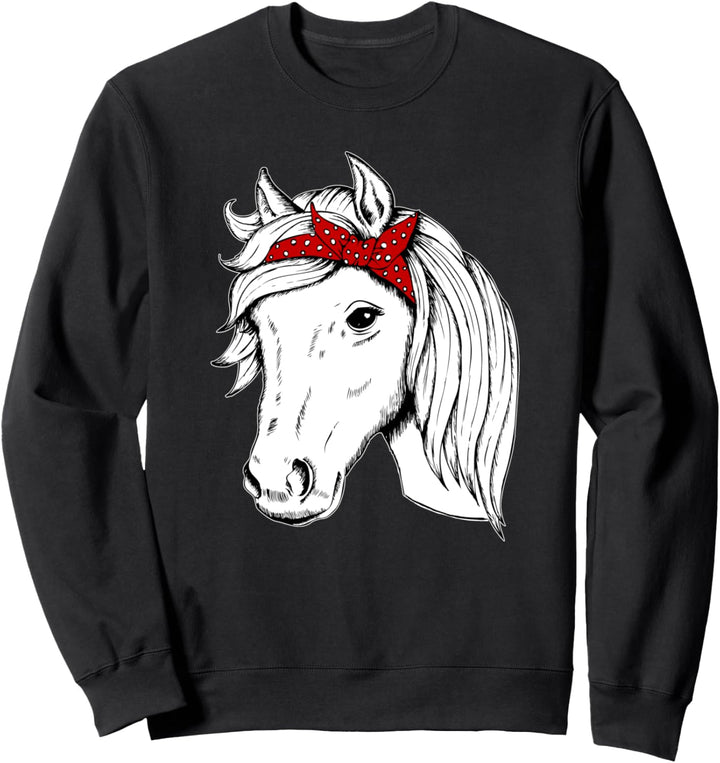 Pferde Pferdefan Reiten Mädchen Sweatshirt