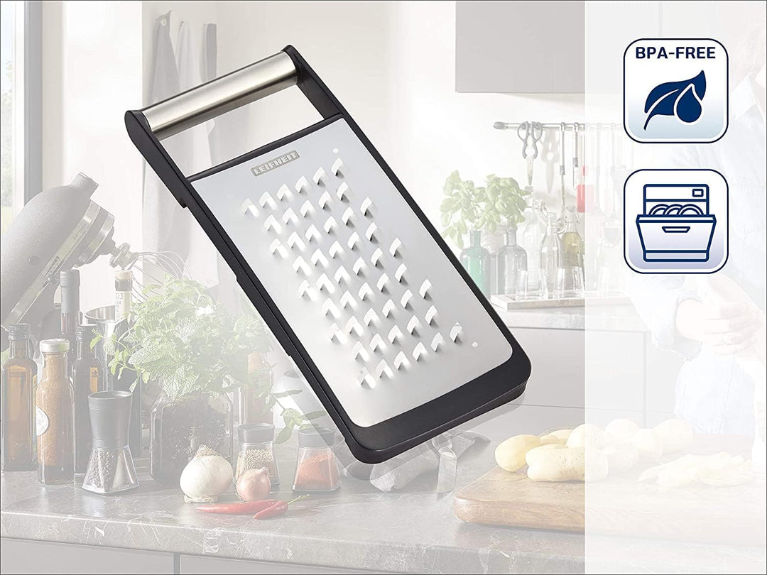 Leifheit Microcut Gemüsereibe grob, Microcut steht für extra scharfe und langlebige Klingen, aus ros