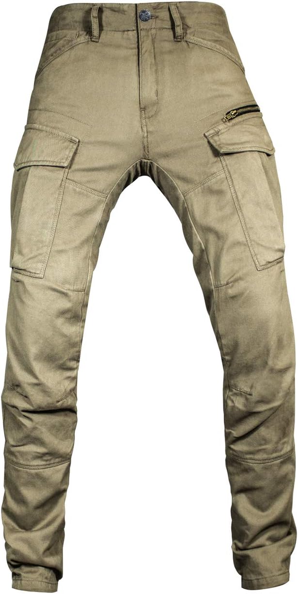 John Doe Herren Motorradhose Cargo Stroker-XTM 27W / 30L Camel, 27W / 30L Camel
