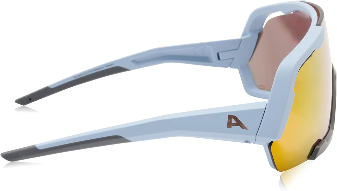 ALPINA Unisex Rocket Q-lite Sportbrille (1er Pack) Einheitsgrösse Smoke-blue Matt, Einheitsgrösse Sm