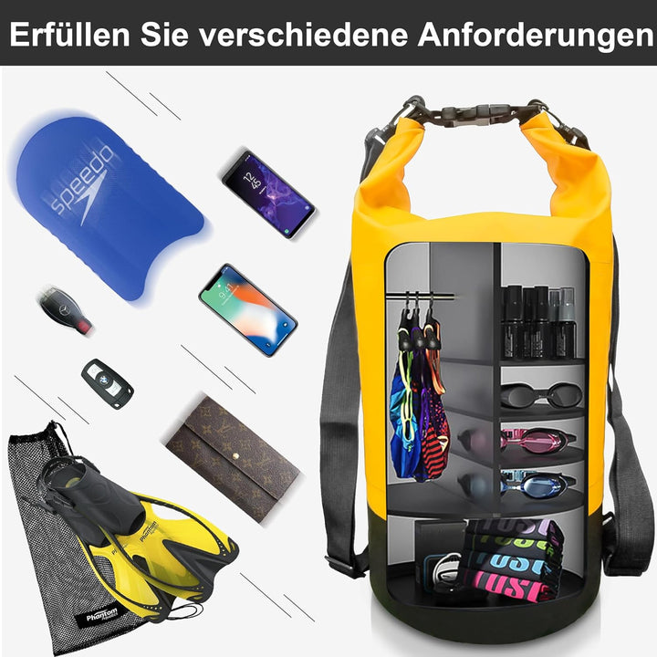 Blackace arteesol Dry Bag wasserdichte Tasche 5L/10L/20L/30L Wasserfester Beutel Packsack mit Langen