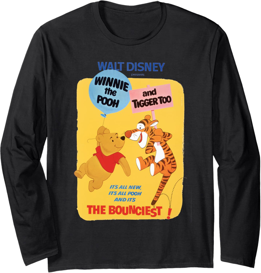 Walt Disney Presents Winnie the Pooh and Tigger Poster Langarmshirt