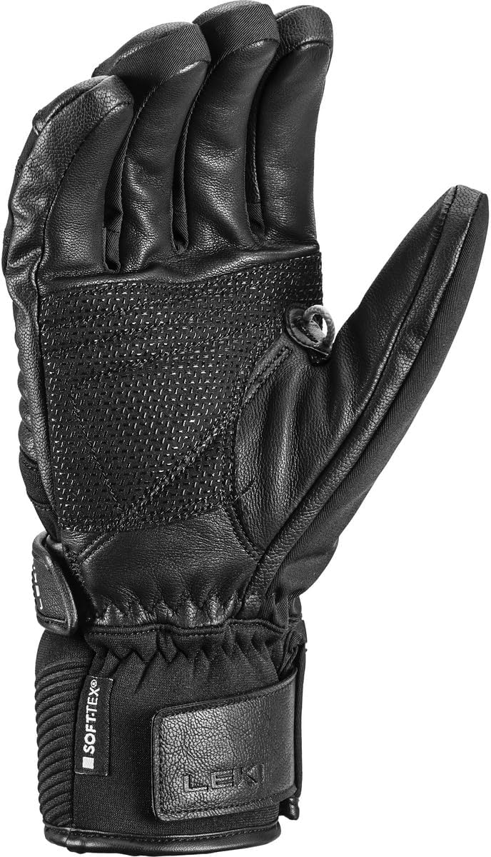 LEKI Stormlite 3D Handschuhe Skihandschuhe Fingerhandschuhe Schwarz EU 7, Schwarz EU 7