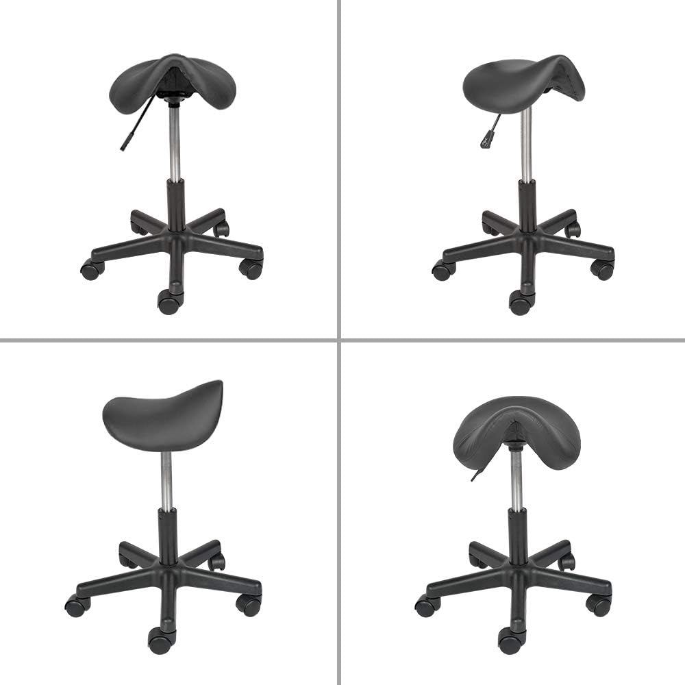 Mingone Sattelhocker Drehhocker Sattelstuhl Höhenverstellbar Bürohocker Ergonomischer Praxishocker m