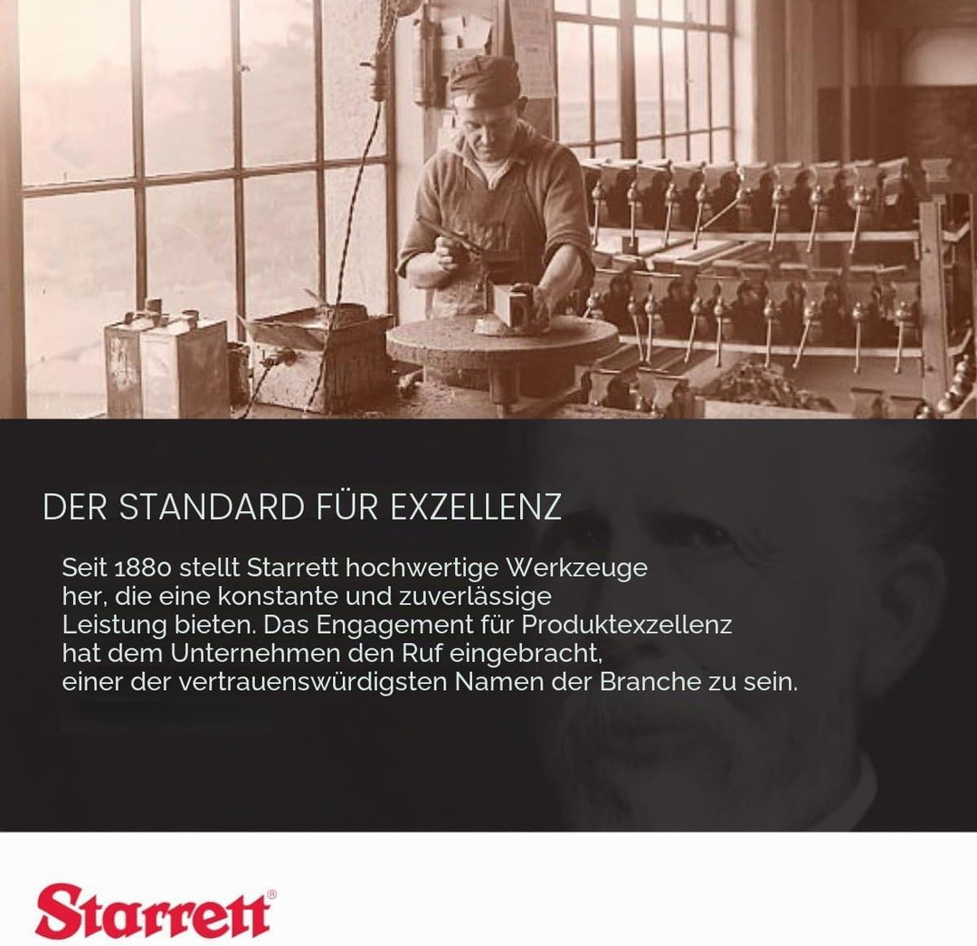 Starrett 18AA Automatischer Körner mit einstellbarem Hub, 4" Länge, 7/16" Durchmesser Single, Single