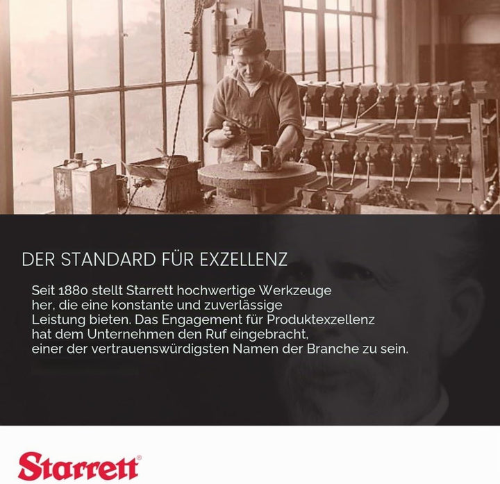 Starrett 18AA Automatischer Körner mit einstellbarem Hub, 4" Länge, 7/16" Durchmesser Single, Single