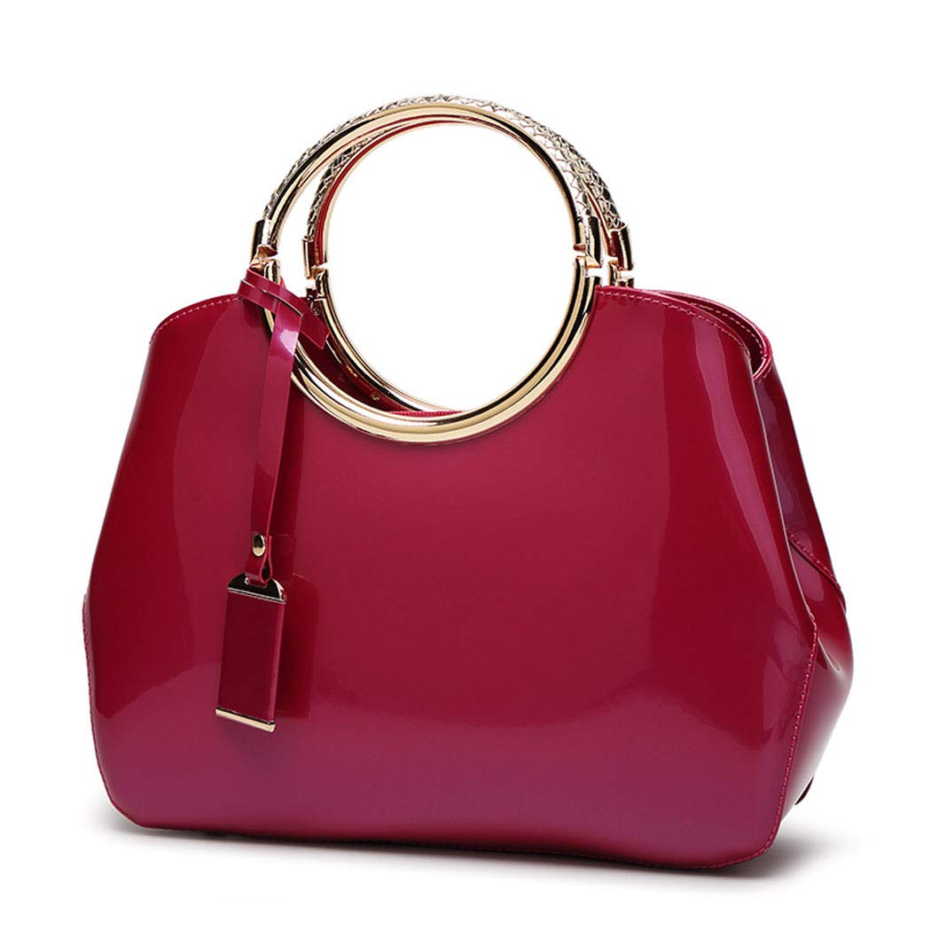 DEERWORD Damen Taschen Handtasche Frauen Elegant Tasche Henkeltasche Vintage PU-Leder 5376 1-teilig