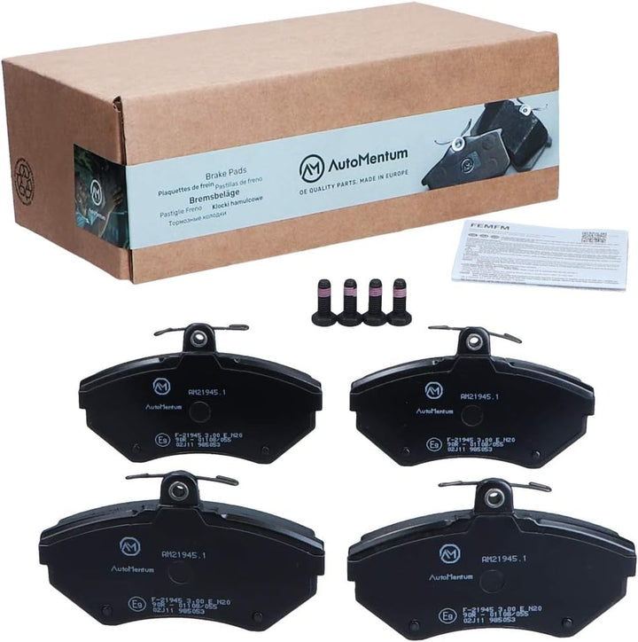 AutoMentum AM21945.1 Bremsbelagsatz 4-teilig für VOLKSWAGEN GOLF MK III (1H1) 1991-1998 Vorderachse