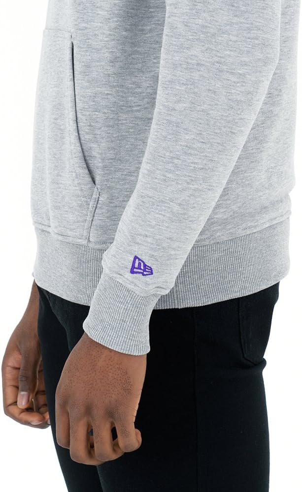 New Era - NBA Los Angeles Lakers Team Logo Hoodie - Grau S Grau, S Grau
