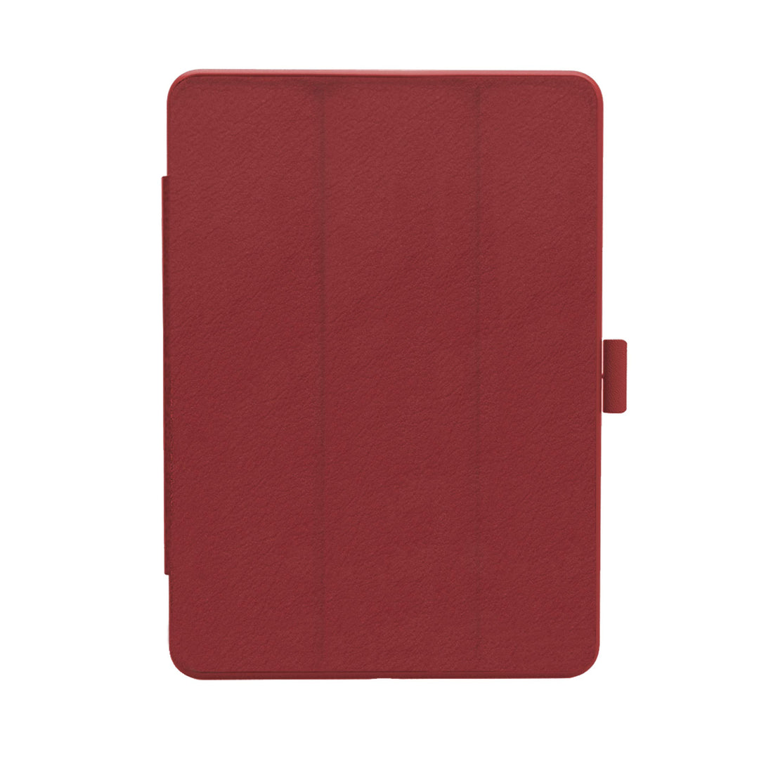 KMP GreenNu Schutzhülle/Klapphülle passend für iPad 9,7“ 2017/2018 – rot - 100% recyclebar – Bio-bas