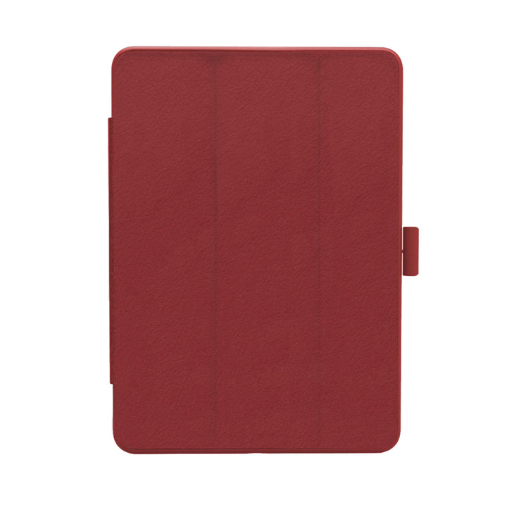 KMP GreenNu Schutzhülle/Klapphülle passend für iPad 9,7“ 2017/2018 – rot - 100% recyclebar – Bio-bas