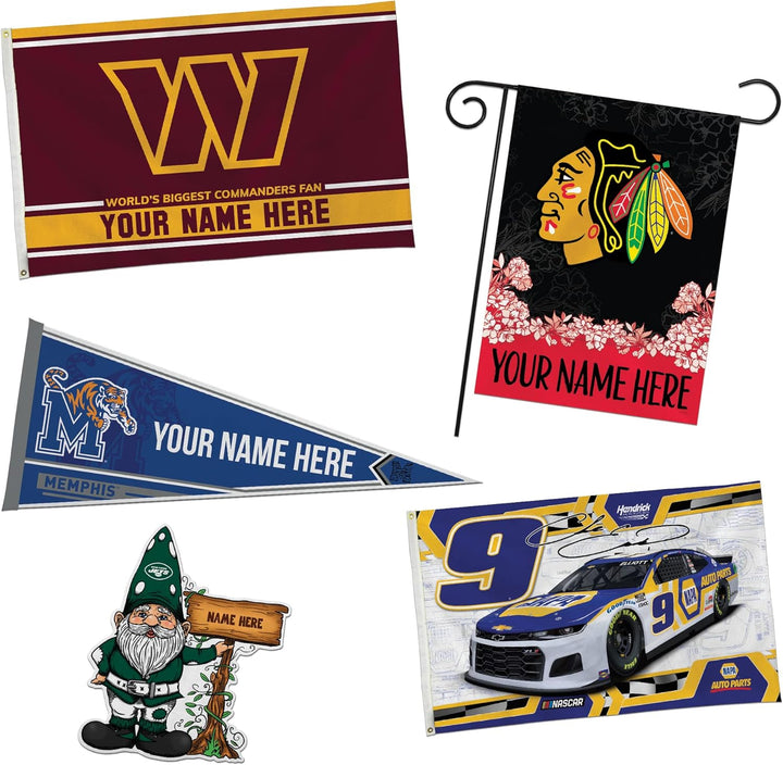 Rico Industries Damen 3 by 5-Foot Single Sided Banner Flag with Grommets NBA Memphis Grizzlies Wimpe