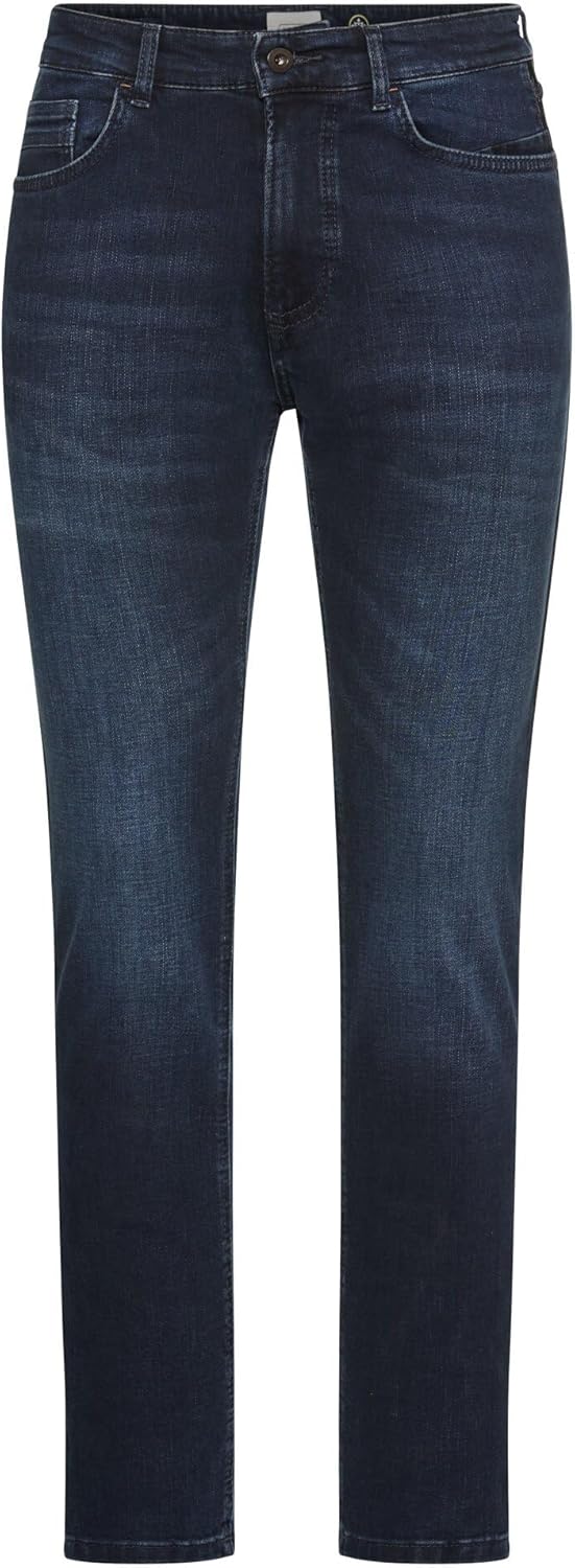 camel active Herren Slim Fit Madison Stretch Jeanshose Hose 29W / 32L Dunkelblau, 29W / 32L Dunkelbl