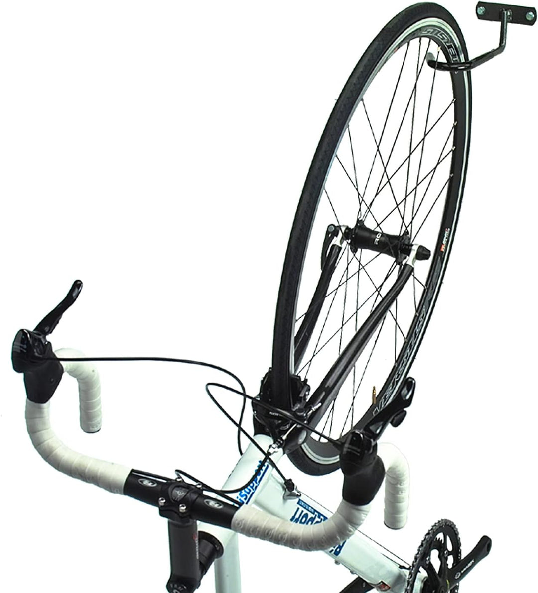 Fahrradhalterung ART-130, Metall und Kunststoff, Modern, Black, J-Form, Deckenmontage-fähig