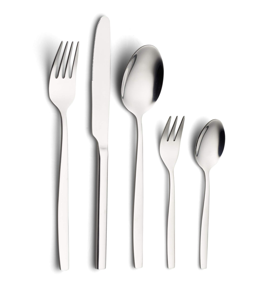 Echtwerk Tafelbesteck Positano-Silber Edition, 30-teilig, für 6 Personen, 18/10-hochglänzend, Edelst