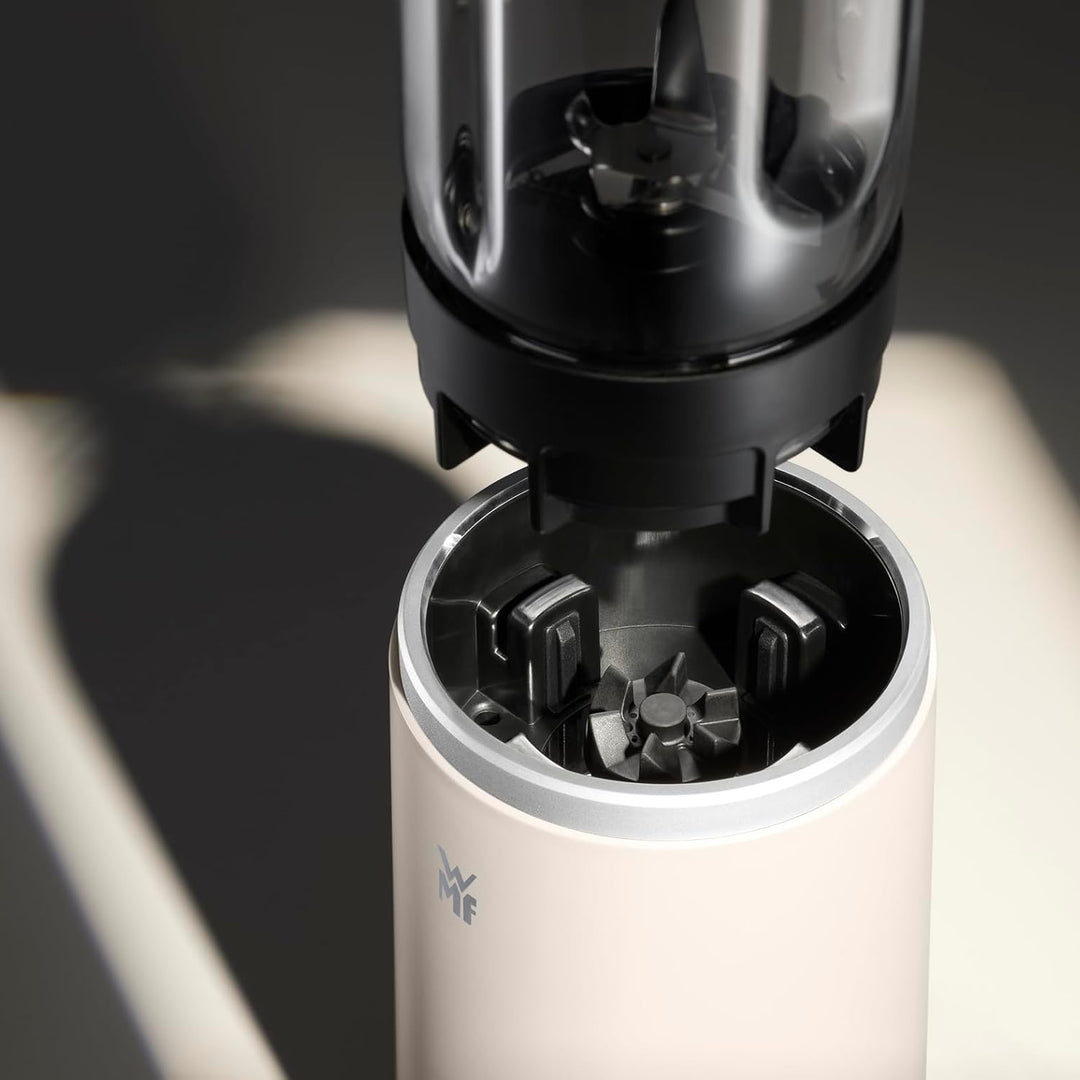 WMF Mix &amp; Go Touch - sea shell, Smoothie Maker, Personal Blender, Einhandbedienung, 500 W Leistung,