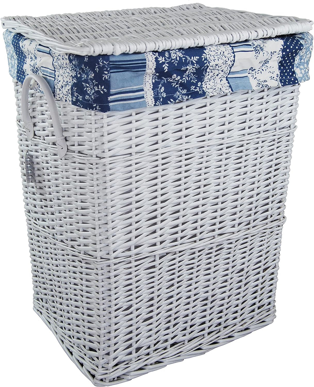 Wäschekorb Weide weiss 40x30 H.54 10WRt-b