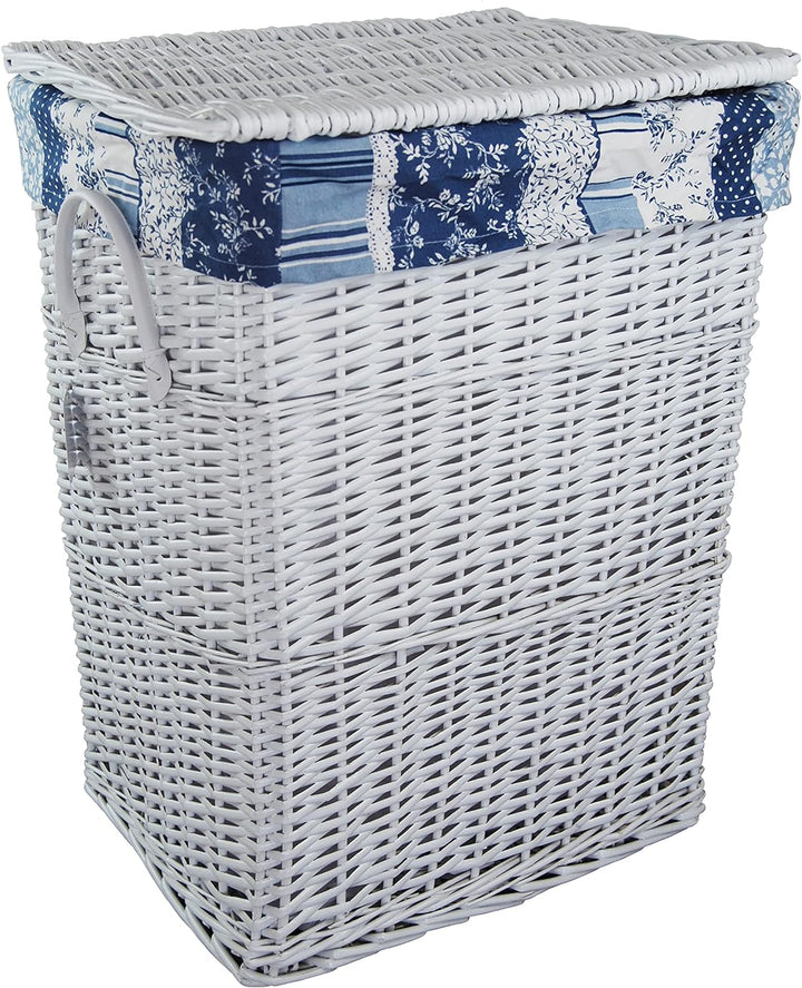 Wäschekorb Weide weiss 40x30 H.54 10WRt-b