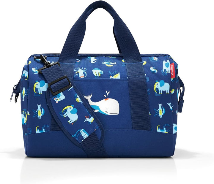reisenthel Allrounder M Kids Kleine Reisetasche für Kinder Mit Stecklasche für Reisetrolleys, Couleu
