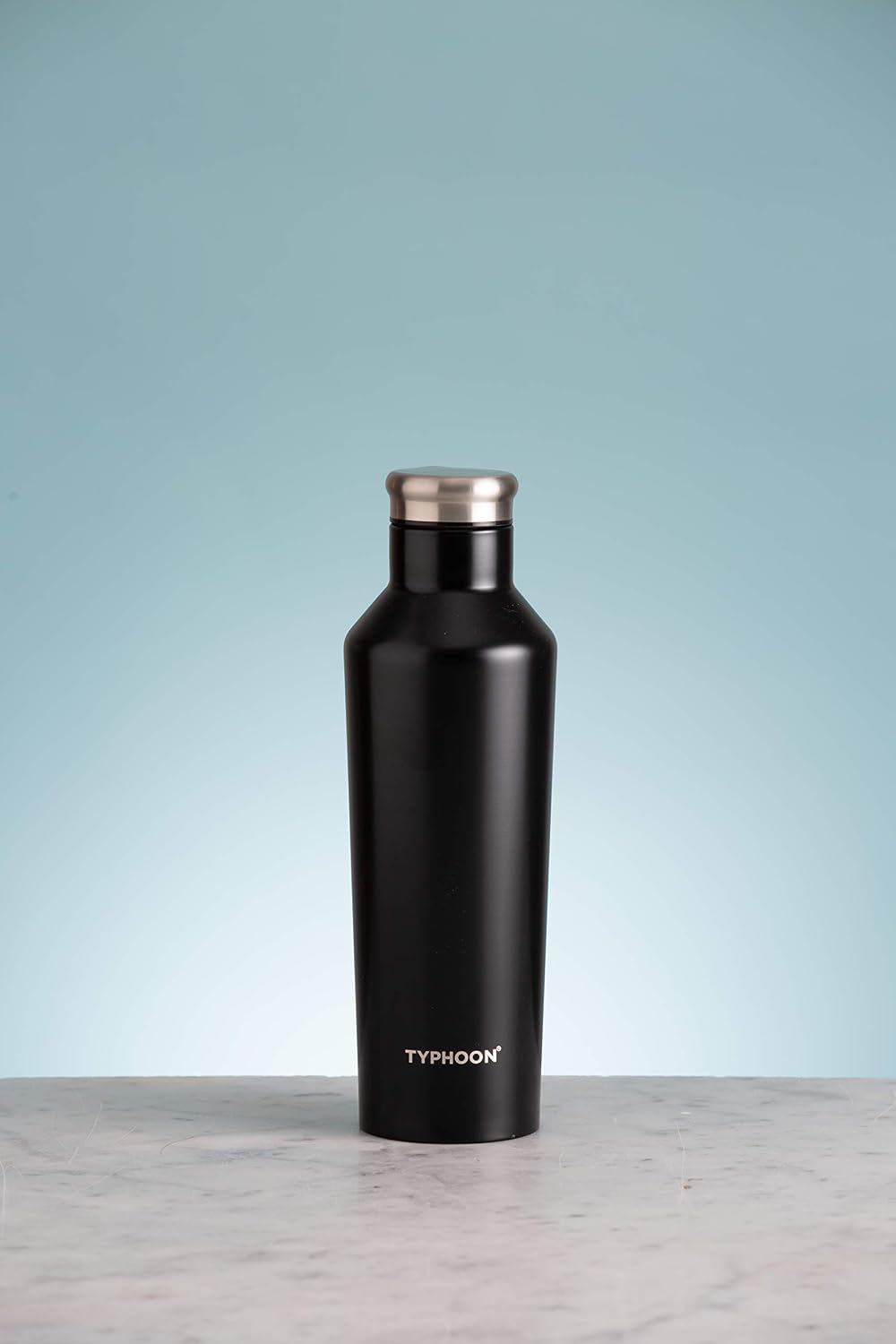 TYPHOON PURE COLOUR Isolierflasche aus Edelstahl, schwarz, 500 ml, Schwarz