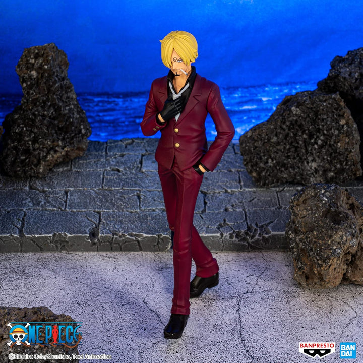 BANPRESTO Sanji One Piece Actionfigur The Shukko, 17 cm, Mehrfarbig BP88184