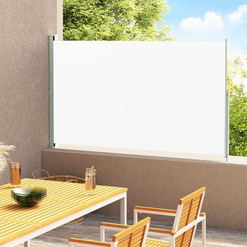 vidaXL Seitenmarkise Ausziehbar UV-beständig Sonnenschutz Sichtschutz Windschutz Seitenrollo Markise