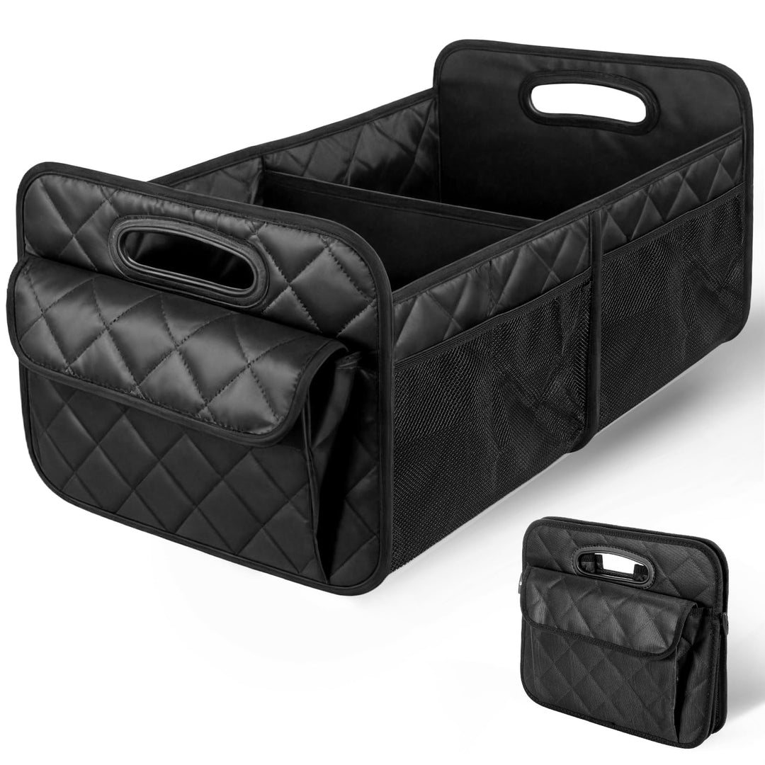 Kofferraum Organizer – 50L Faltbarer Autos Kofferraumtasche mit 7 Taschen, 840D Oxford-Stoff- und Ba