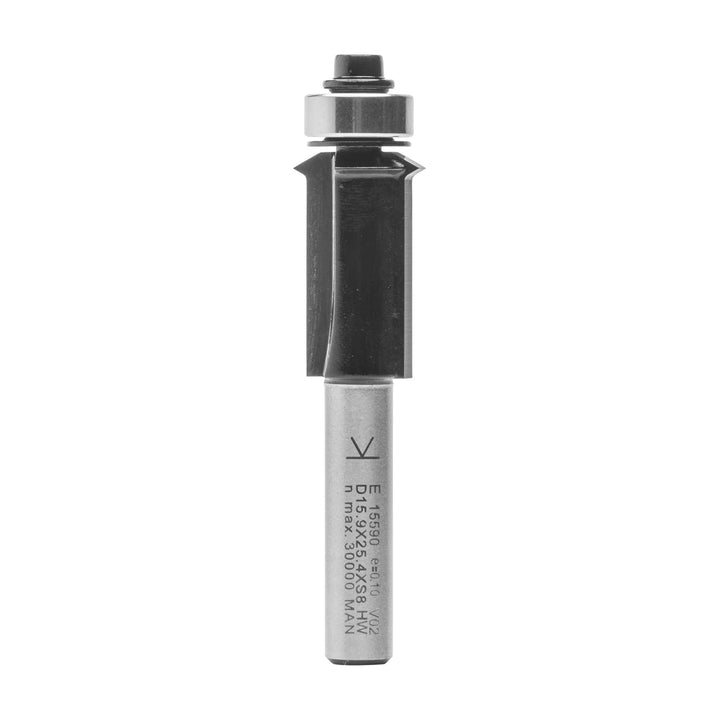 ENT 15590 Schattenfugenfräser HW, Schaft (S) 8 mm, Durchmesser (D) 15,9 mm, NL 25,4 mm, D2 12,7 mm,