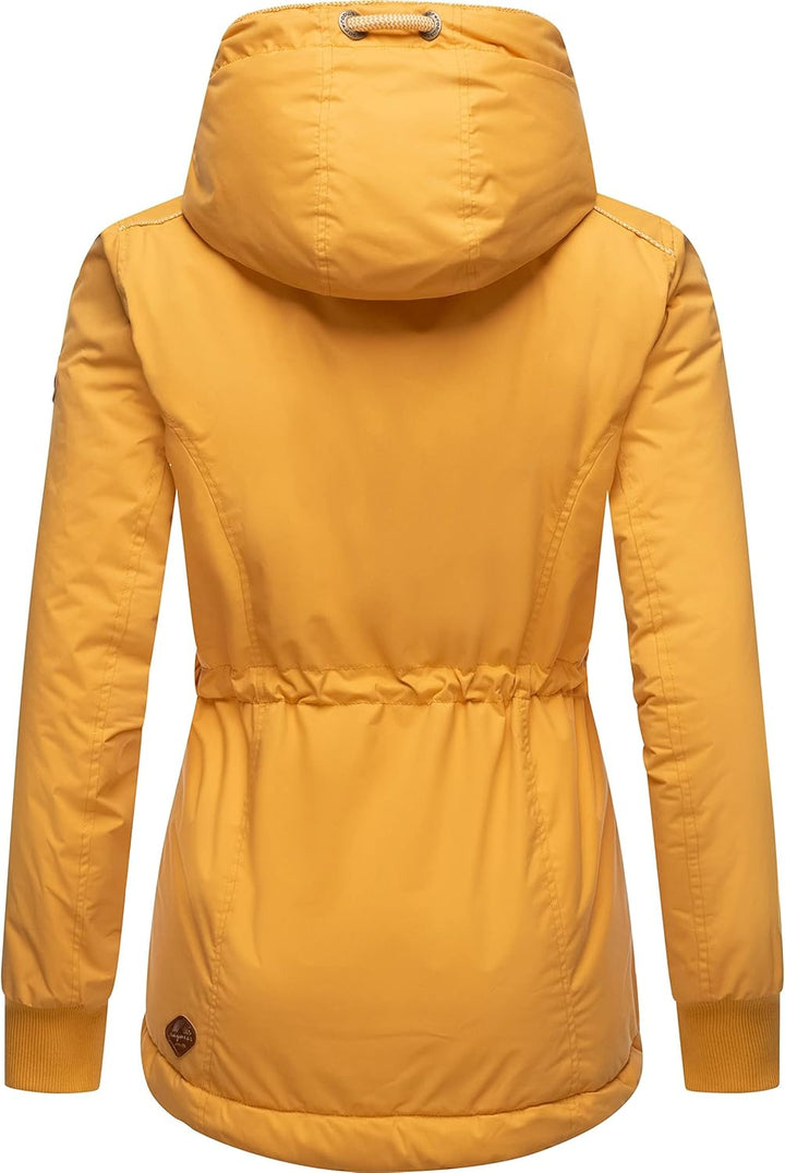 Ragwear Damen Winterjacke Outdoorjacke wasserdicht mit Kapuze YM-Danka XS-6XL S Honey22, S Honey22